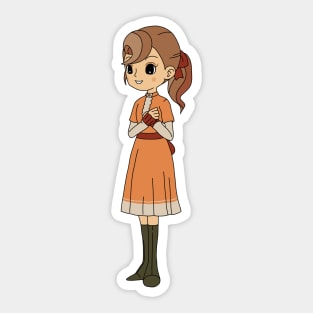 Flora // Professor Layton Sticker